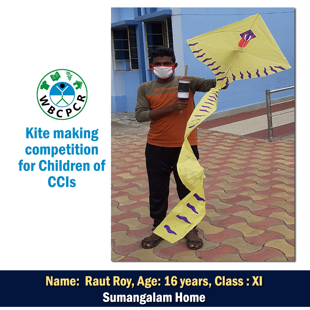 Kite making competition for Children of CCIs